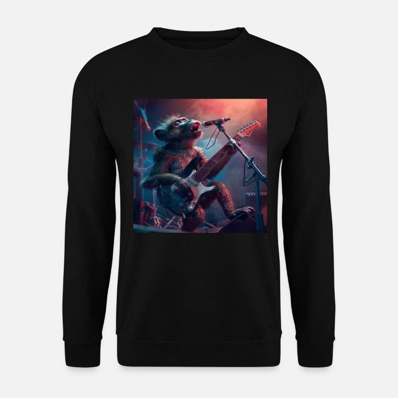 Pavian - Unisex Pullover - Schwarz