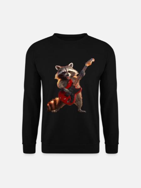 Waschbär - Unisex Pullover - Schwarz