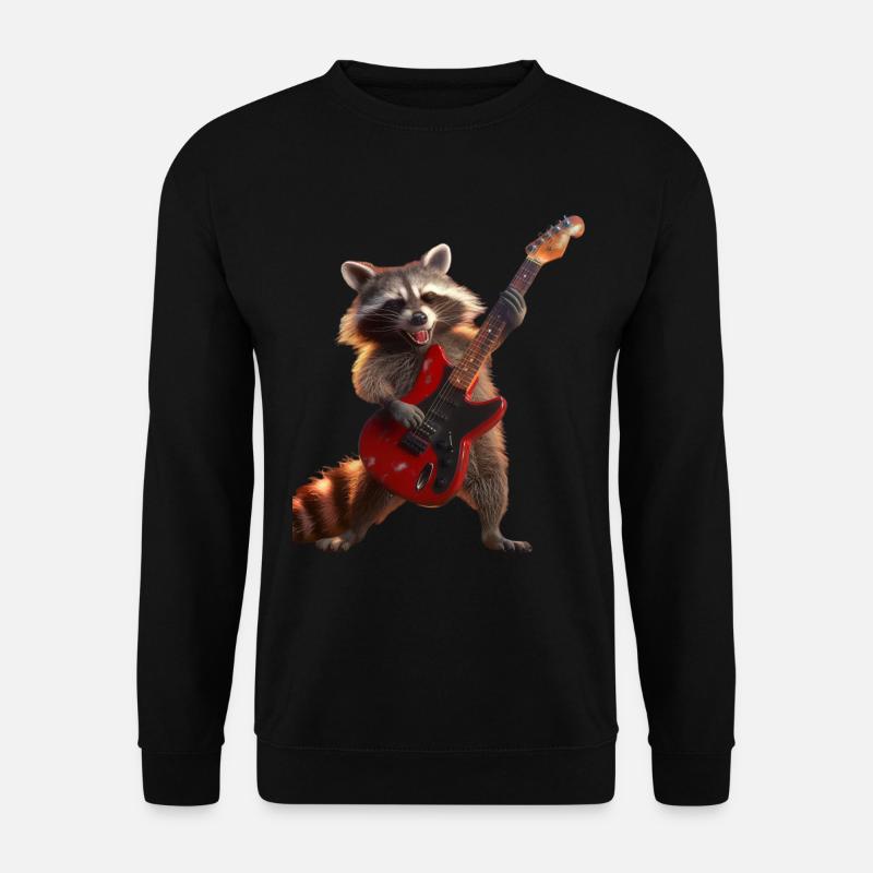 Waschbär - Unisex Pullover - Schwarz