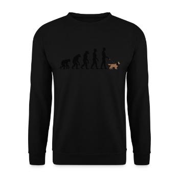 Cocker Spaniel - Sweat-shirt Unisexe - noir - Devant - Alina (178cm) & Michal (187cm)