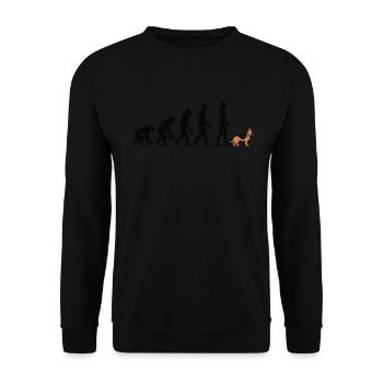 Berger allemand - Sweat-shirt Unisexe - noir - Devant - Alina (178cm) & Michal (187cm)