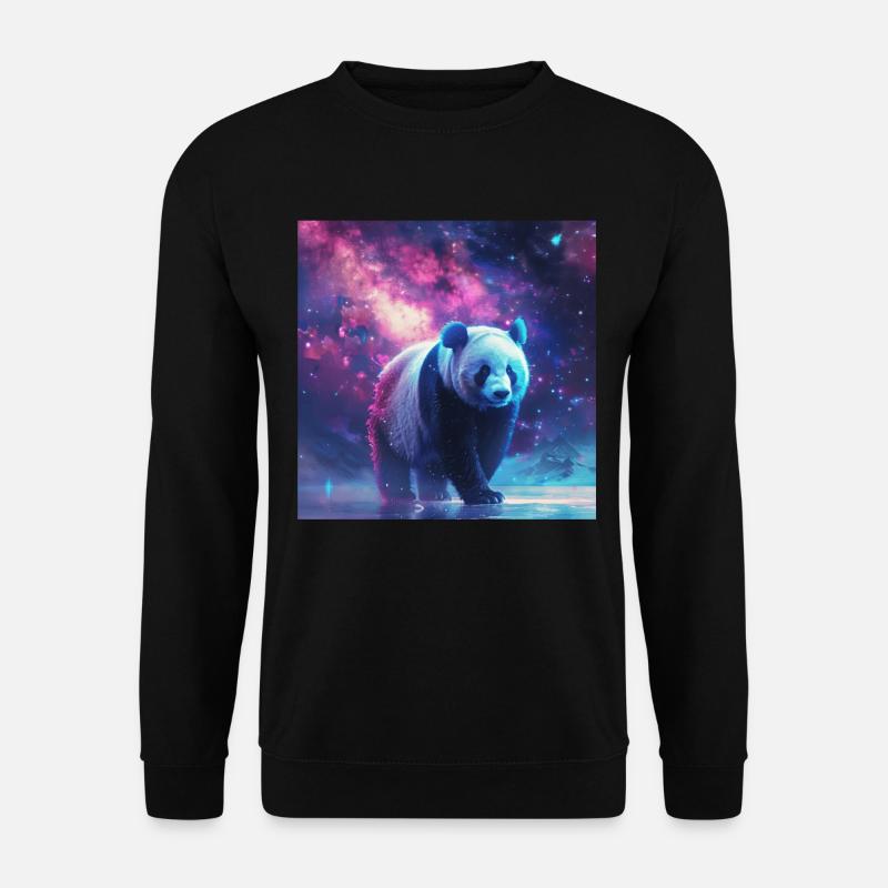 Panda - Unisex Sweatshirt - black