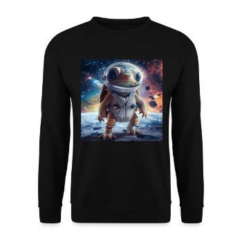 Tortue - Sweat-shirt Unisexe - noir - Devant - Alina (178cm) & Michal (187cm)