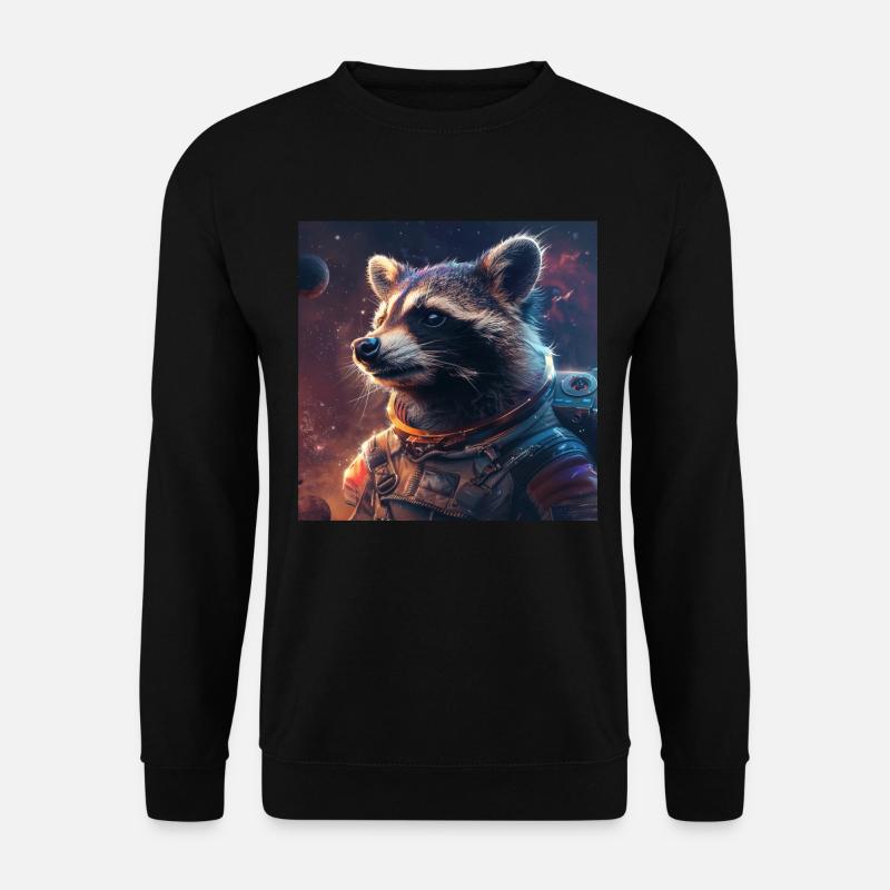 Raccoon - Unisex Sweatshirt - black