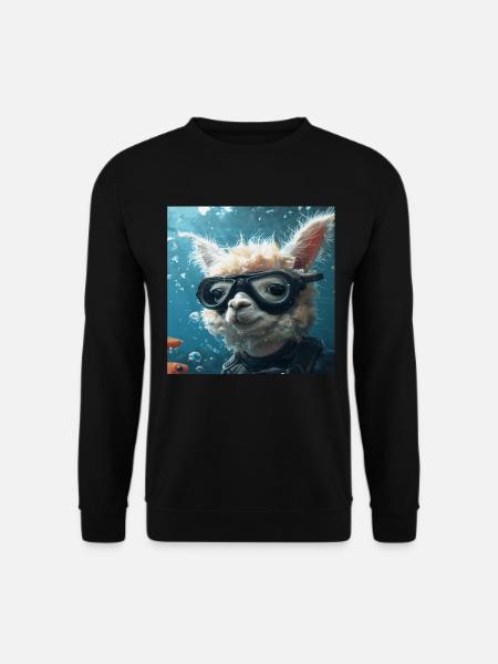 Alpaca - Unisex Sweatshirt - black