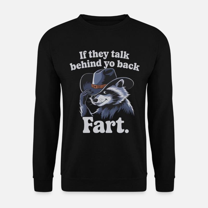 Raton laveur - Sweat-shirt Unisexe - noir