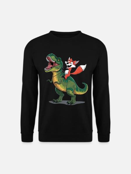 Fuchs - Unisex Pullover - Schwarz