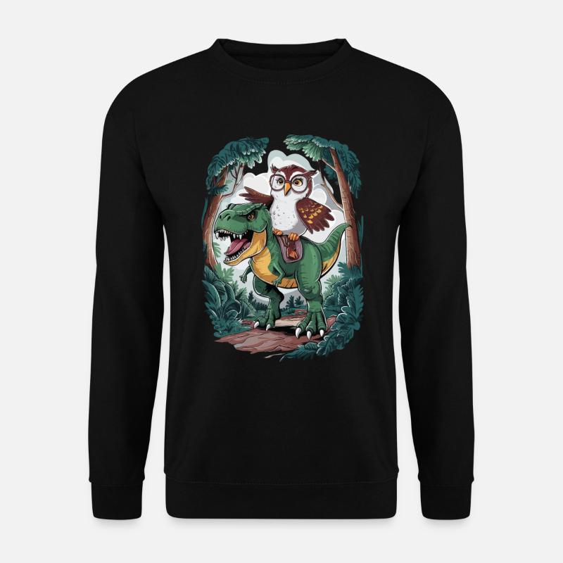 Owl - Unisex Sweatshirt - black