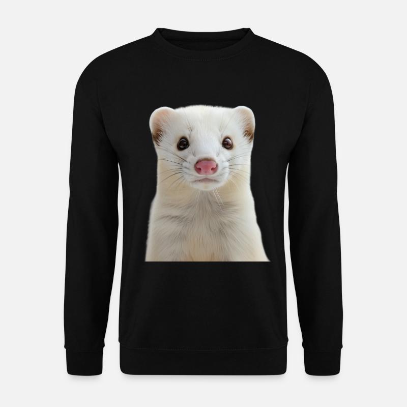 Hermelin - Unisex Pullover - Schwarz