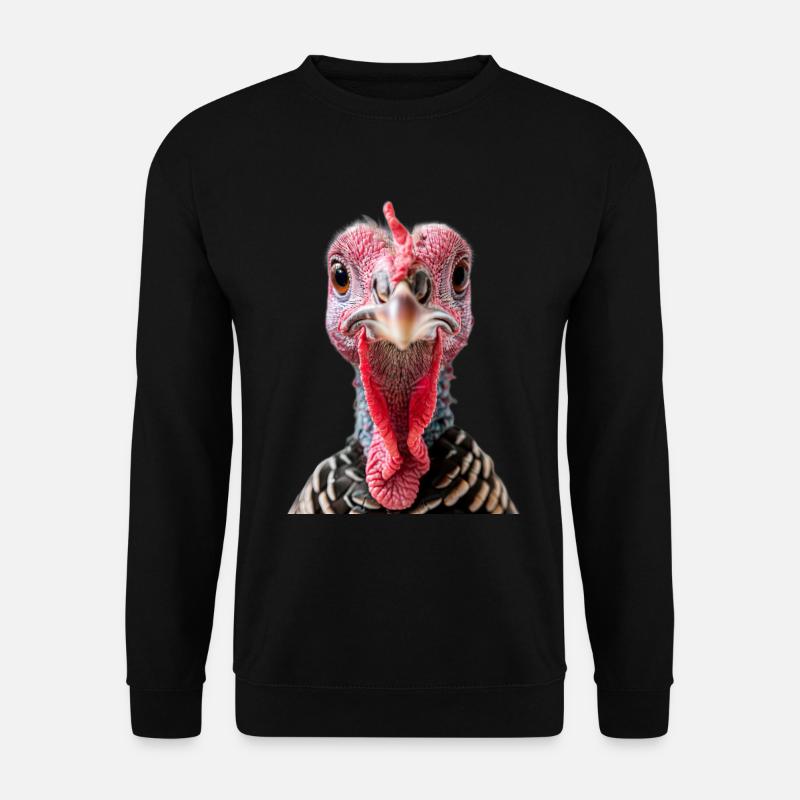 Truthahn - Unisex Pullover - Schwarz