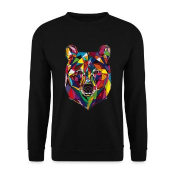 Tragen - Unisex Pullover - Schwarz - Vorne - Alina (178cm) & Michal (187cm)