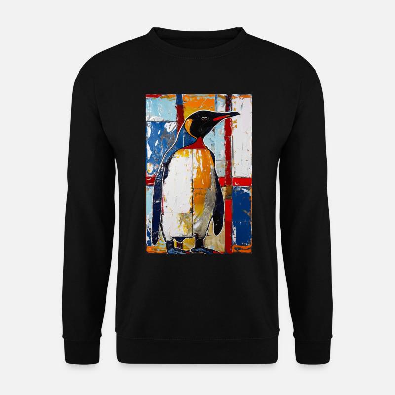 Pingouin - Sweat-shirt Unisexe - noir