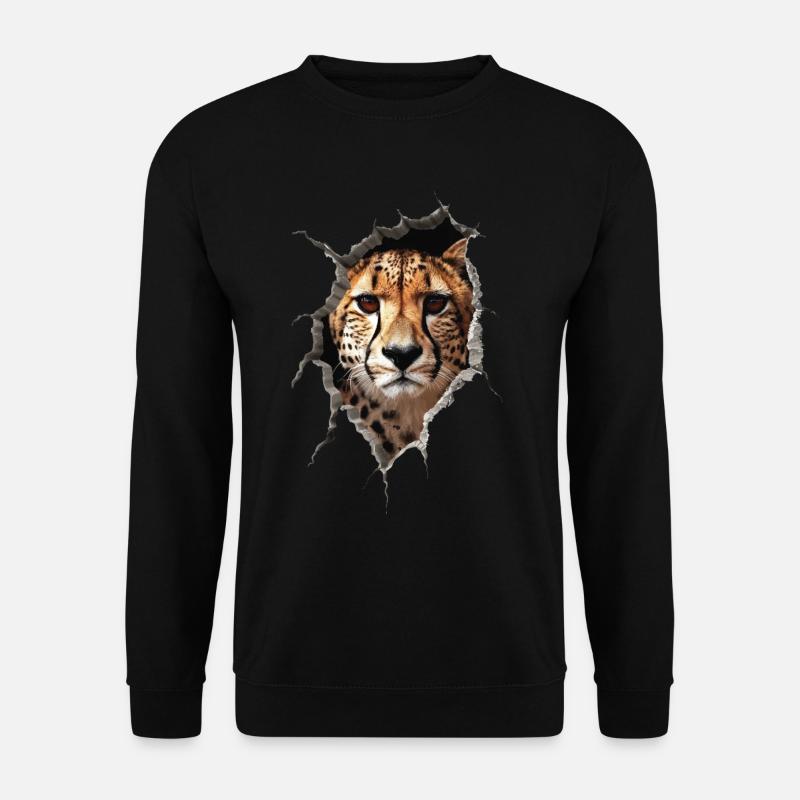 Guépard - Sweat-shirt Unisexe - noir