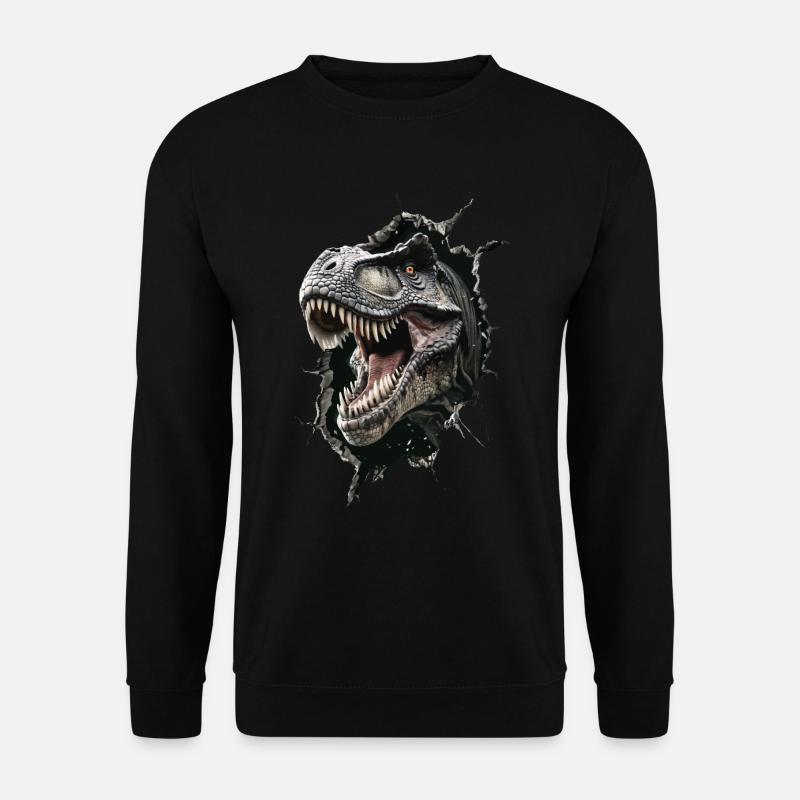 Dinosaur - Unisex Sweatshirt - black