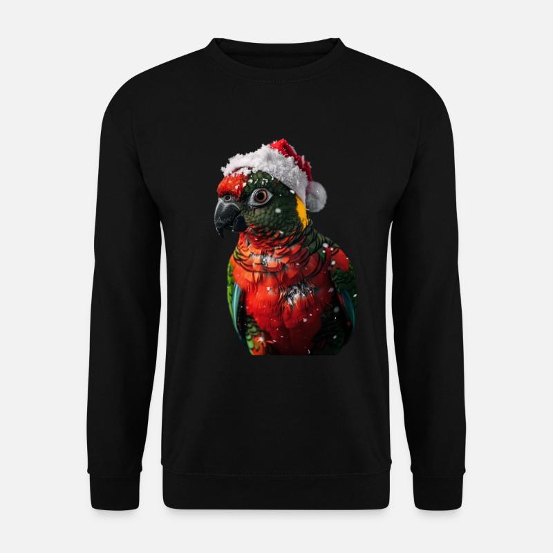 Papagei - Unisex Pullover - Schwarz