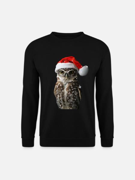 Eule - Unisex Pullover - Schwarz