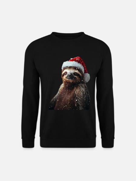 Sloth - Unisex Sweatshirt - black