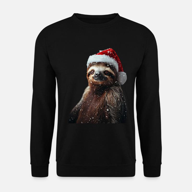 Faultier - Unisex Pullover - Schwarz