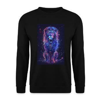 Pisces - Unisex Sweatshirt - black - Front - Alina (178cm) & Michal (187cm)