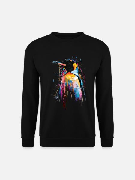 Pingouin - Sweat-shirt Unisexe - noir