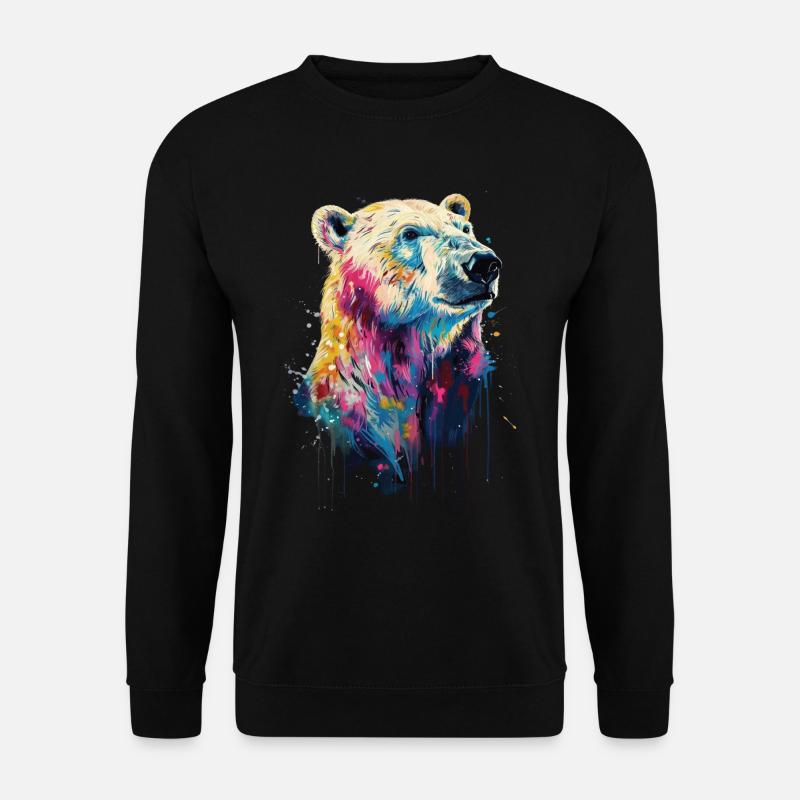 Polar bear - Unisex Sweatshirt - black