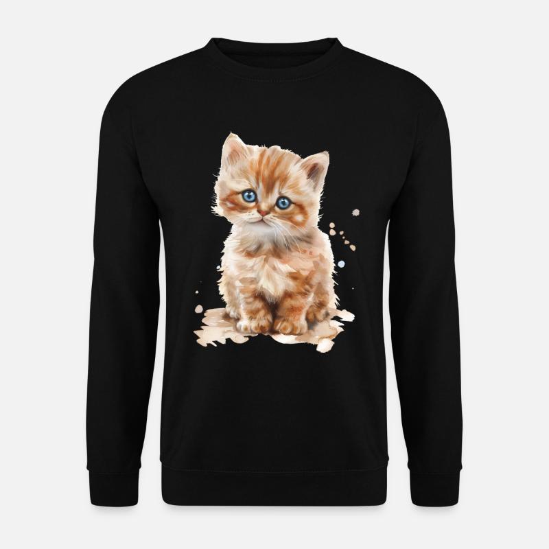 Cat - Unisex Sweatshirt - black