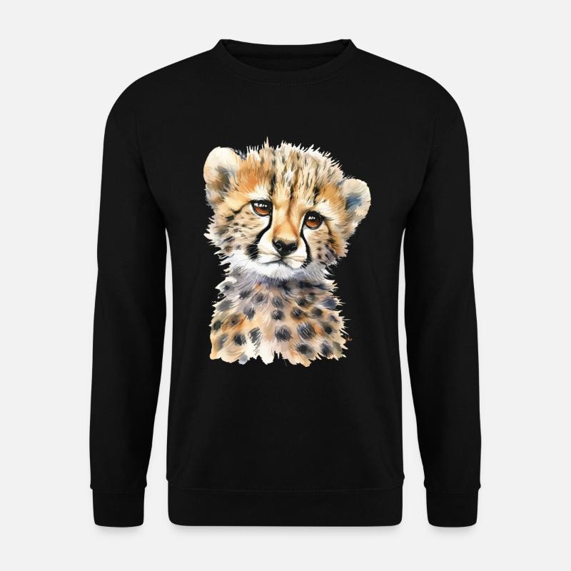 Guépard - Sweat-shirt Unisexe - noir