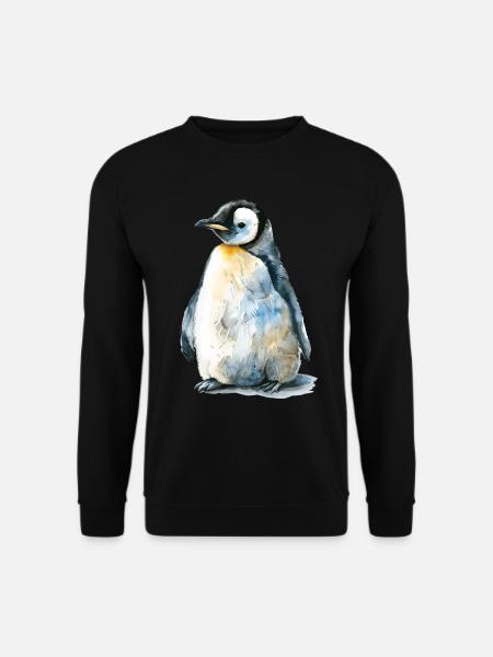 Pinguin - Unisex Pullover - Schwarz