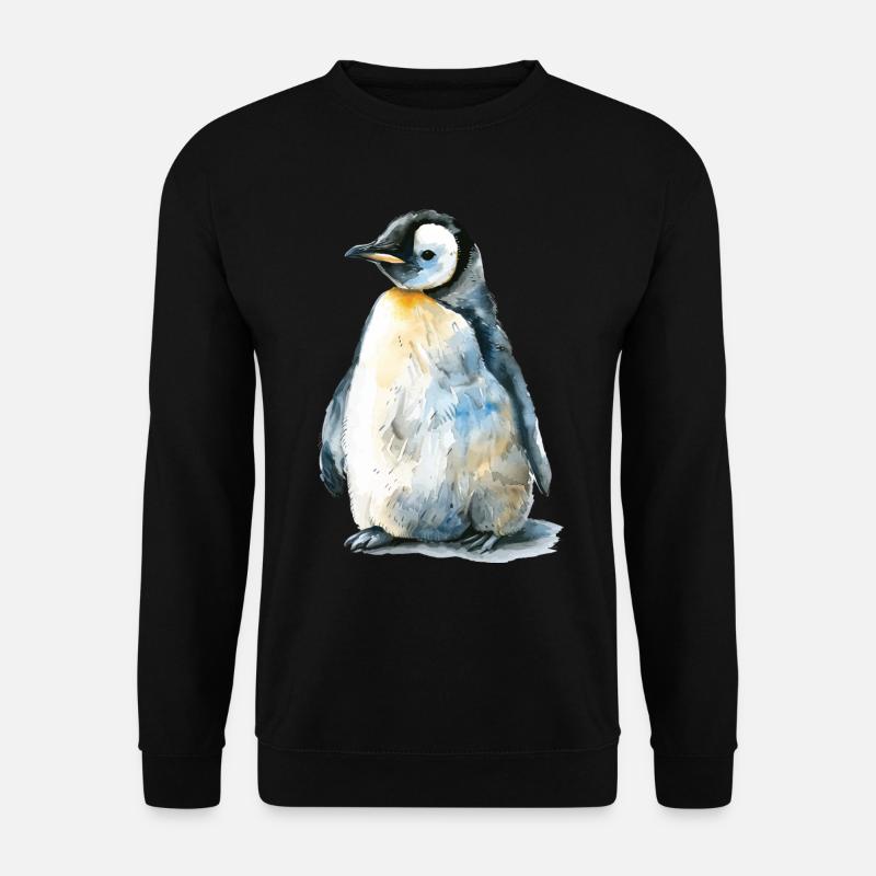 Pinguin - Unisex Pullover - Schwarz