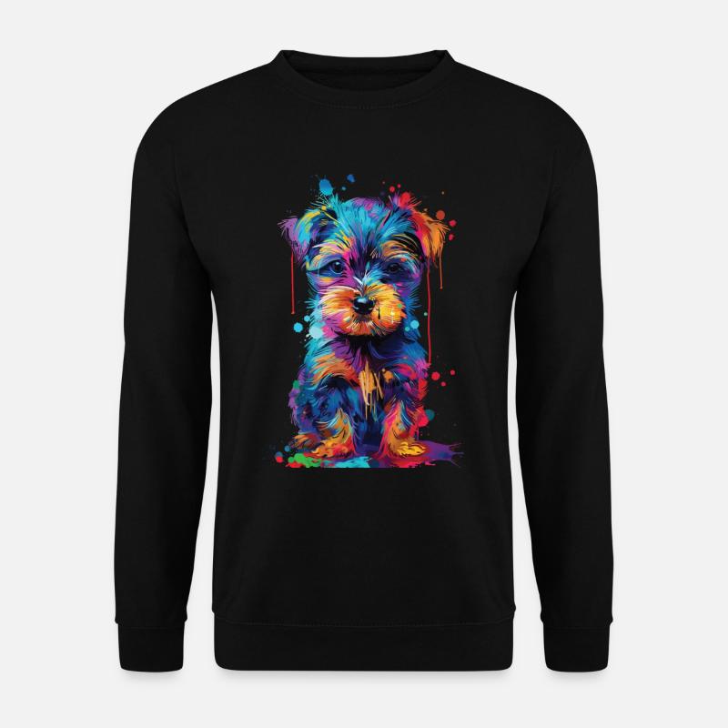 Hund - Unisex Pullover - Schwarz