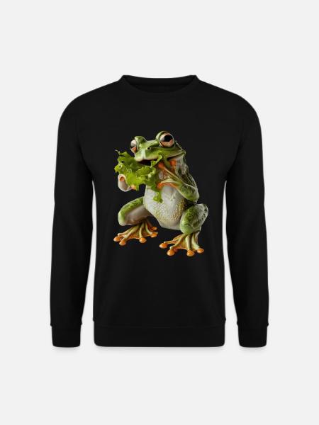 Frog - Unisex Sweatshirt - black