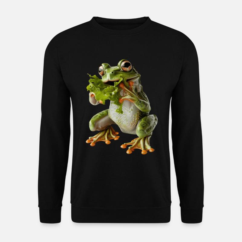 Frog - Unisex Sweatshirt - black