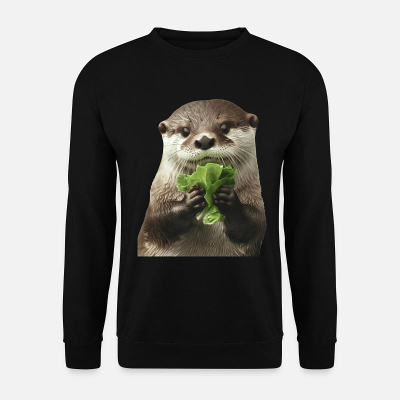 Otter - Unisex Sweatshirt - black