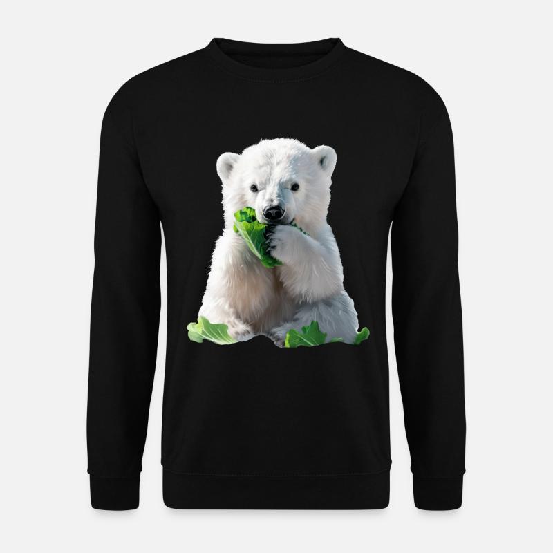 Polar bear - Unisex Sweatshirt - black