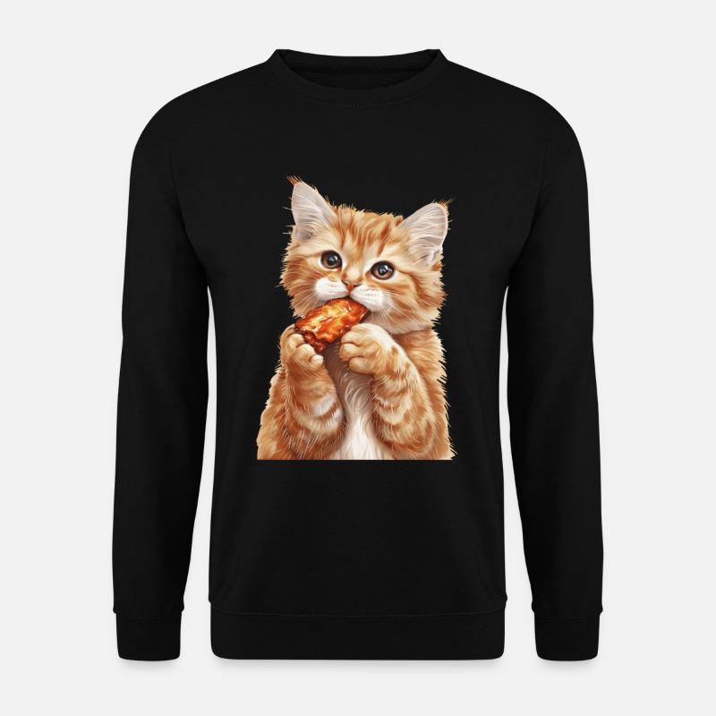 Cat - Unisex Sweatshirt - black