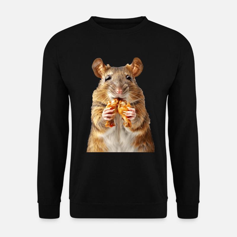 Ratte - Unisex Pullover - Schwarz
