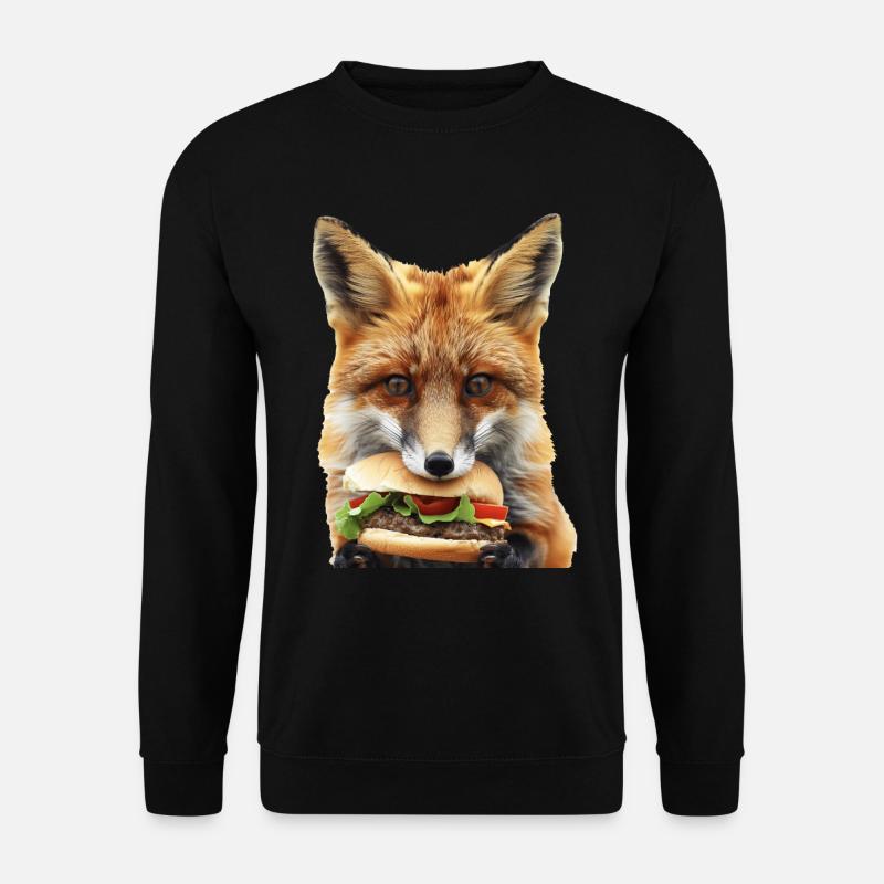 Fox - Unisex Sweatshirt - black