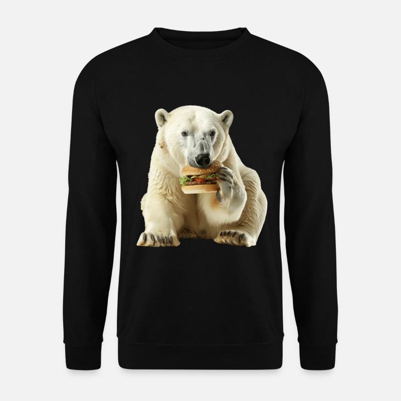 Polar bear - Unisex Sweatshirt - black