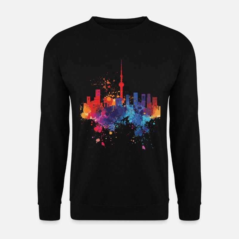 Tokio: - Unisex Pullover - Schwarz