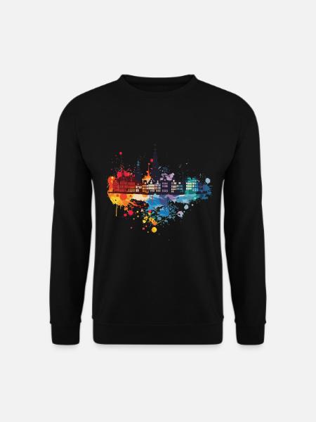 Vlaardingen - Unisex Pullover - Schwarz