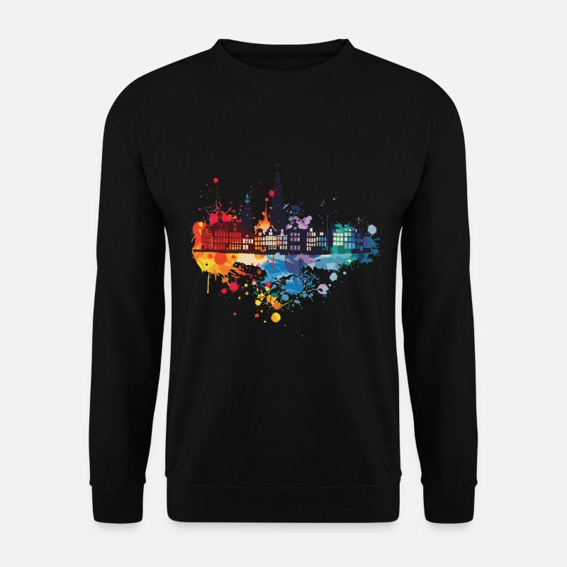 Vlaardingen - Sweat-shirt Unisexe - noir