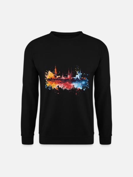 Tarnów - Unisex Pullover - Schwarz
