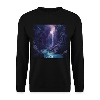 Japan - Unisex Pullover - Schwarz - Vorne - Alina (178cm) & Michal (187cm)