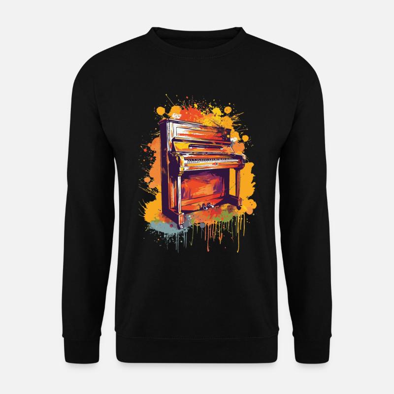 Piano - Unisex Sweatshirt - black