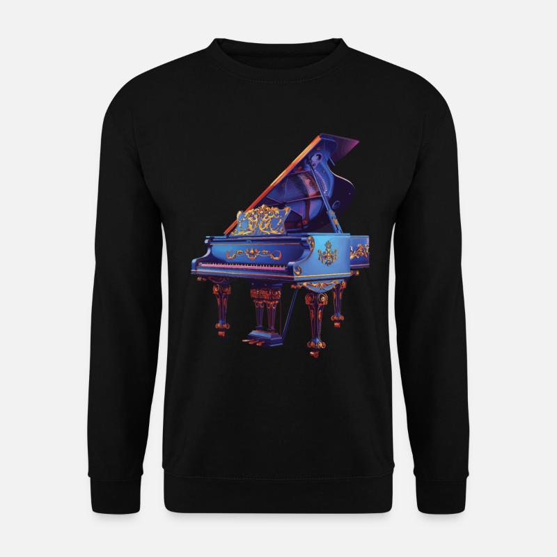 Piano - Unisex Sweatshirt - black