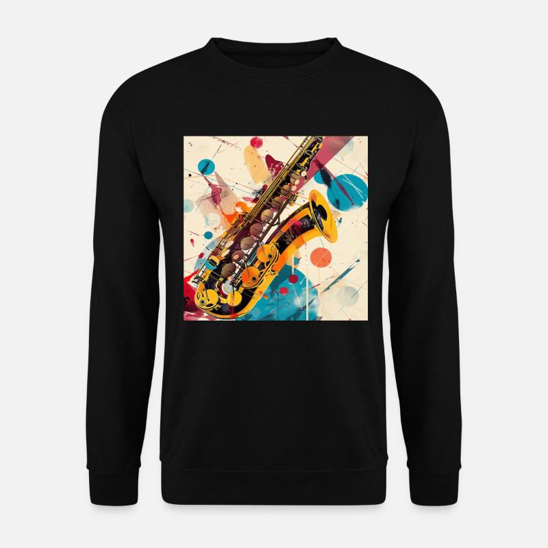 Saxophone - Unisex Sweatshirt - black