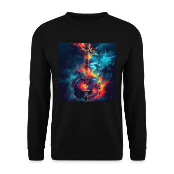 Banjo - Unisex Sweatshirt - black - Front - Alina (178cm) & Michal (187cm)
