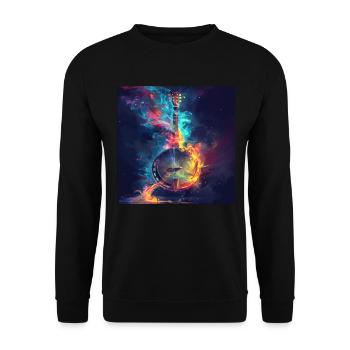 Banjo - Unisex Sweatshirt - black - Front - Alina (178cm) & Michal (187cm)