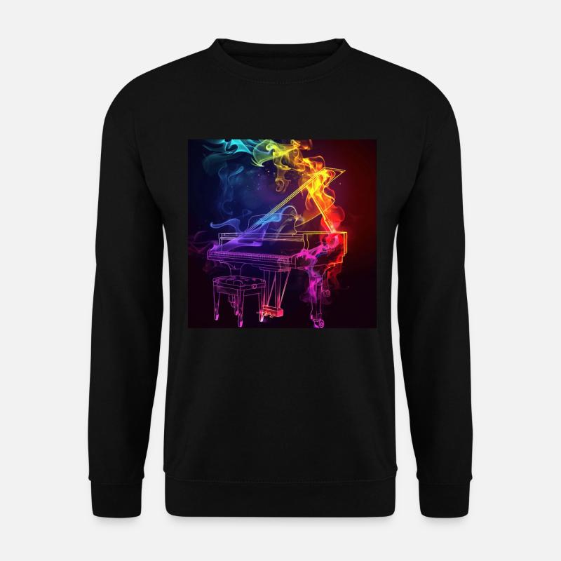 Piano - Unisex Sweatshirt - black