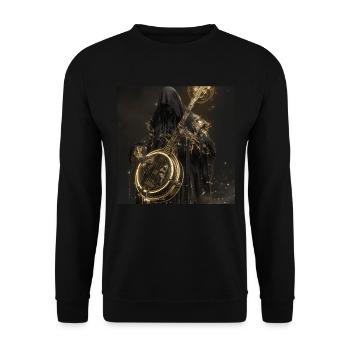 Banjo - Unisex Pullover - Schwarz - Vorne - Alina (178cm) & Michal (187cm)